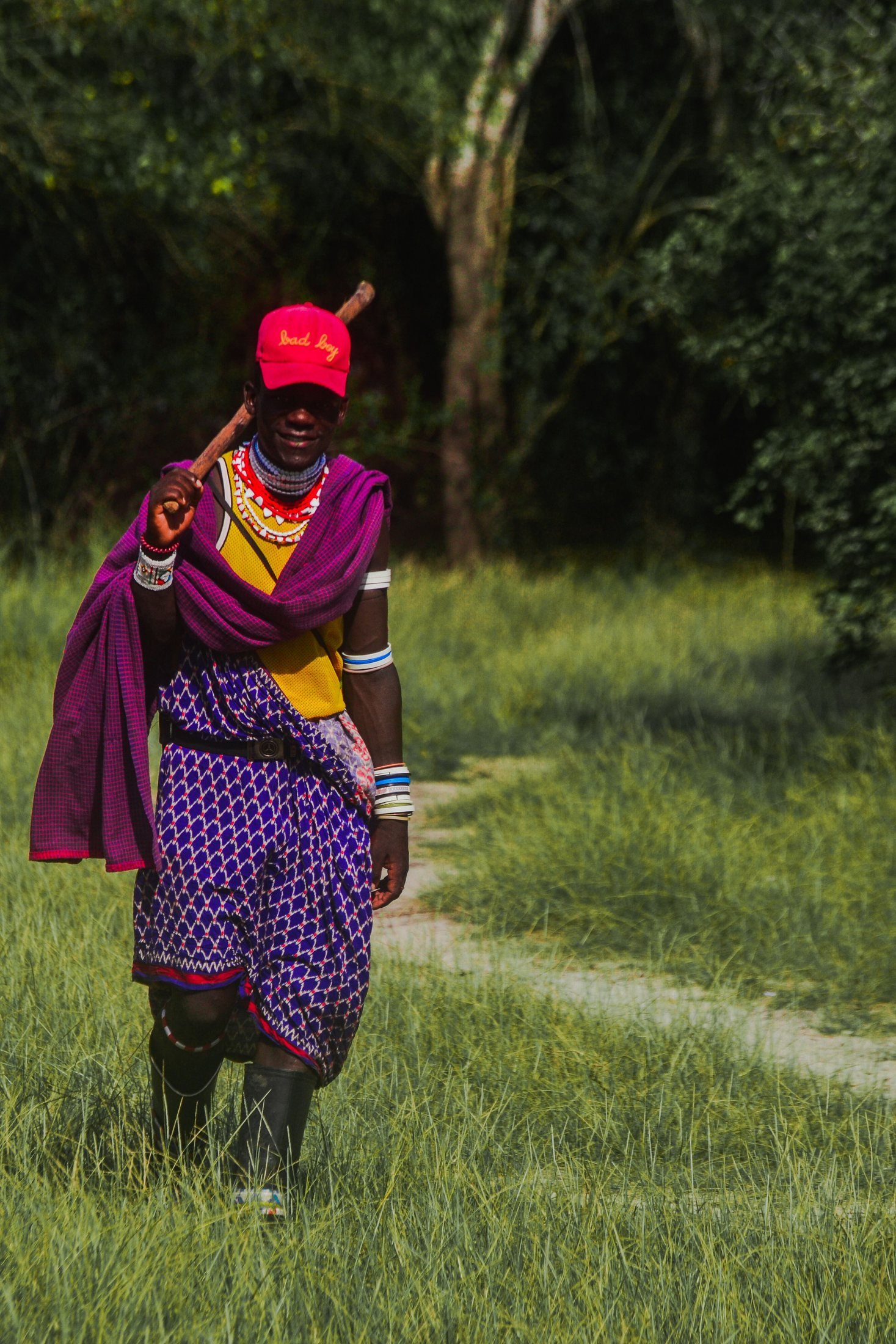 Local Maasai guide in northern Tanzania